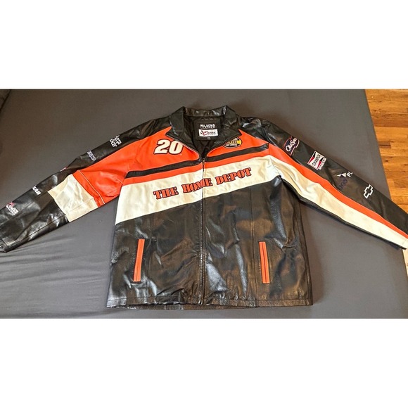 Chase Authentics Jackets & Blazers - Vintage Tony Stewart #20 NASCAR Racing Wilson's Leather Jacket Sz XXL
